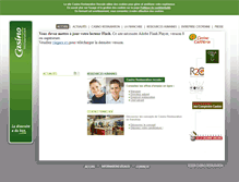 Tablet Screenshot of casino-restauration.fr